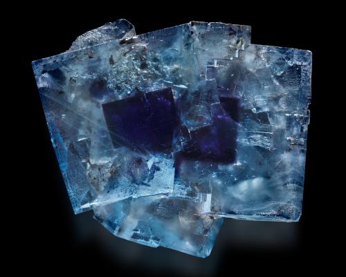 Fluorita<br />Minerva I Mine, Rosiclare formation, Ozark-Mahoning group, Cave-in-Rock Sub-District, Hardin County, Illinois, USA<br />5 x 6 x 3 cm / Cristal principal: 5.1 cm<br /> (Autor: Museo MIM)