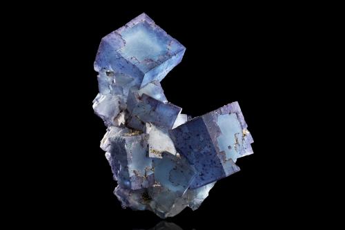 Fluorita<br />Denton Mine, Rosiclare formation, Goose Creek Mine group, Harris Creek Sub-District, Hardin County, Illinois, USA<br />20 x 14 x 8 cm / Cristal principal: 10.6 cm<br /> (Autor: Museo MIM)