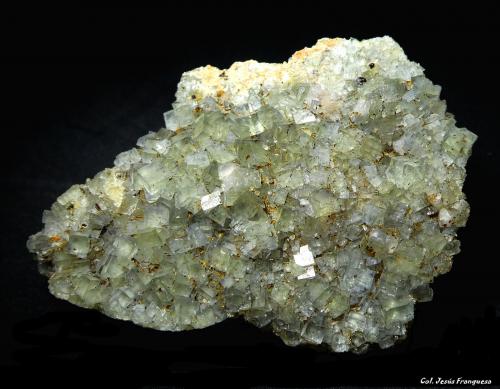 Fluorita.<br />Mina Matagalls (Minas de Sant Marçal), Sant Marçal, Viladrau, Comarca Osona, Gerona / Girona, Cataluña / Catalunya, España<br />71x49 mm.<br /> (Autor: Jesus Franquesa Baucells)