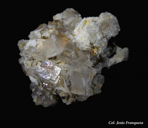 Fluorita.<br />Mina Santa Ana Segunda, Barranco de Ibáñez, Tabernas, Comarca Los Filabres-Tabernas, Almería, Andalucía, España<br />23x22 mm.<br /> (Autor: Jesus Franquesa Baucells)