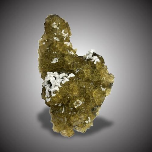Fluorita y Dolomita<br />Mina Moscona, El Llano, Solís, Corvera de Asturias, Comarca Avilés, Principado de Asturias (Asturias), España<br />12,5x7,5cm.<br /> (Autor: castrominerals)