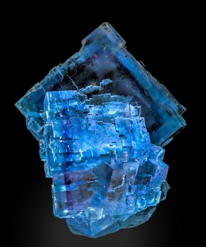 Fluorita<br />Mina La Viesca, zona minera de La Collada, Huergo, Siero, Comarca Oviedo, Principado de Asturias (Asturias), España<br />50 x 40 mm<br /> (Autor: Borja Sainz de Baranda)
