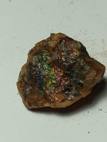 Goethita<br />Corta Filón Sur, Minas de Tharsis, Tharsis, Alosno, Comarca El Andévalo, Huelva, Andalucía, España<br />2 x 1 cm<br /> (Autor: Florencio Ramírez)