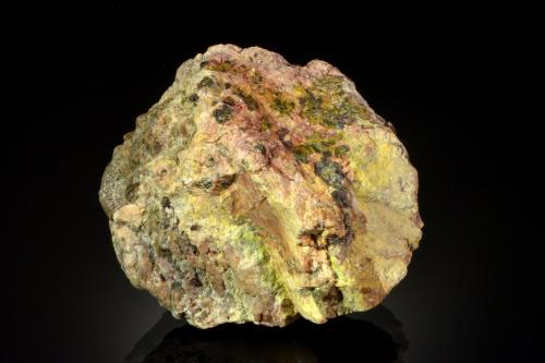 Autunite<br />Ruggles Mine, Grafton, Grafton County, New Hampshire, USA<br />5.2 x 5.1 x 3.1 cm<br /> (Author: Michael Shaw)