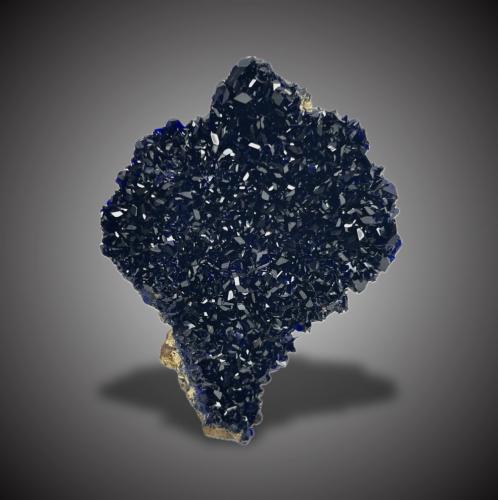 Azurita<br />Touissit, Distrito Touissit, Provincia Jerada, Región Oriental, Marruecos<br />6x4,5cm.<br /> (Autor: castrominerals)