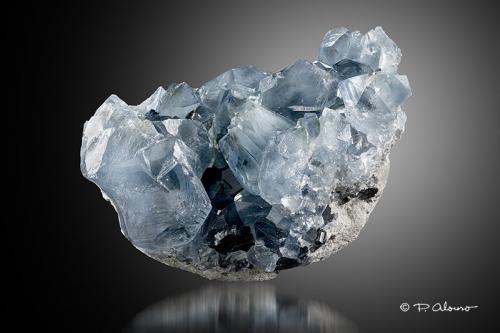 Celestina<br />Depósito de Sakoany, Comuna Katsepy, Distrito Mitsinjo, Región Boeny, Provincia Mahajanga (Majunga), Madagascar<br />10cm x 6cm x 5cm<br /> (Autor: Pere Alonso)