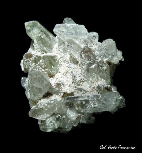 Cuarzo.<br />Mina Elisita, Sallent de Gállego, Valle de Tena, Comarca Alto Gállego, Huesca, Aragón, España<br />30x30 mm.<br /> (Autor: Jesus Franquesa Baucells)