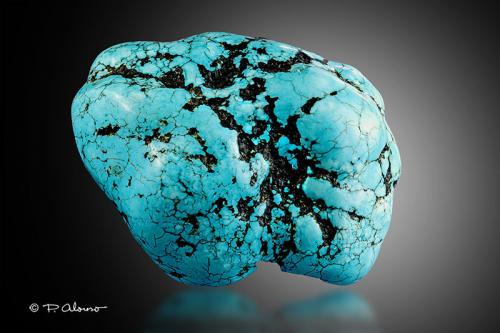 Turquesa<br />Arizona, USA<br />9,5cm x 7,5cm x 8cm<br /> (Autor: Pere Alonso)