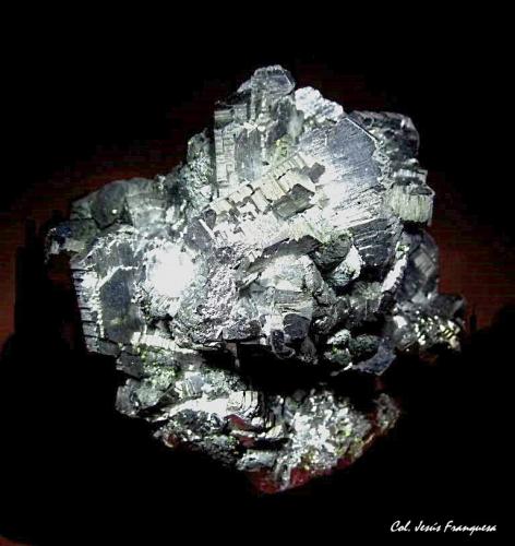 Arsenopirita.<br />Mina Yaogangxian, Yizhang, Prefectura Chenzhou, Provincia Hunan, China<br />80x80 mm.<br /> (Autor: Jesus Franquesa Baucells)