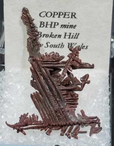 Copper<br />Mina Broken Hill Proprietary, Broken Hill, Condado Yancowinna, Nueva Gales del Sur, Australia<br />3.8 × 2.7 × 1.2 cm<br /> (Author: Jordi Fabre)