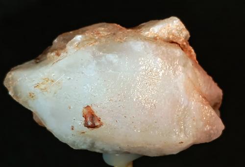 Cuarzo (variedad cuarzo lechoso)<br />Bailén, Comarca Sierra Morena, Jaén, Andalucía, España<br />3,5 x 2,5 cm.<br /> (Autor: Felipe Abolafia)