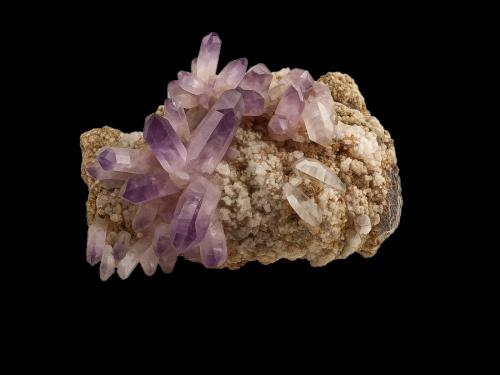 Quartz (variety amethyst)<br />Piedra Parada (Las Vigas), Municipio Tatatila, Veracruz (Veracruz de Ignacio de la Llave), México<br />60 mm x 40 mm x 20 mm<br /> (Author: Dany Mabillard)