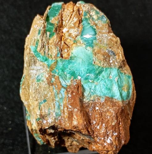 Variscita<br />Palazuelo de las Cuevas, San Vicente de la Cabeza, Comarca Aliste, Zamora, Castilla y León, España<br />6 x 6,5 x 4 cm.<br /> (Autor: Felipe Abolafia)