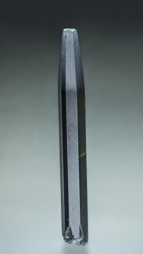 Beryl (variety aquamarine)<br />Nyet-Bruk, Nyet, Braldu Valley, Shigar District, Gilgit-Baltistan (Northern Areas), Pakistan<br />7.1 x .88 cm<br /> (Author: am mizunaka)
