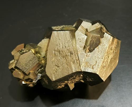Pyrite<br />Ambas Aguas (Ambasaguas), Muro de Aguas, Comarca Arnedo, La Rioja, Spain<br />64 mm x 40 mm x 35 mm Largest crystal size: 34 mm Mass: 194 g<br /> (Author: Carles Millan)