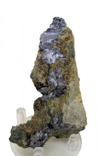 Molibdenita, Epidota<br />Gualba, Comarca Vallès Oriental, Barcelona, Catalonia / Catalunya, Spain<br />85 mm x 49 mm. Masa: 90,1 g<br /> (Autor: Carles Millan)