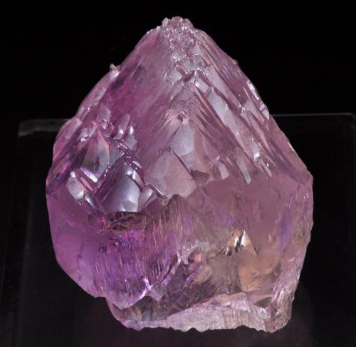 Spodumene (variety kunzite)<br />Urucum Mine, Barra do Cuieté, Conselheiro Pena, Minas Gerais, Brazil<br />6 × 4.6 × 4.6 cm<br /> (Author: Jordi Fabre)