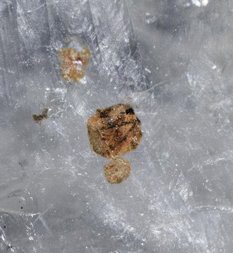 Quartz with inclusions<br />Rist Mine, Hiddenite, Alexander County, North Carolina, USA<br /><br /> (Author: am mizunaka)