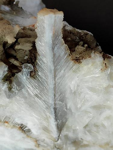 Aragonito<br />Pains, Minas Gerais, Brasil<br />2,9 x 0,5 x 0,5 cm<br /> (Autor: Anisio Claudio)