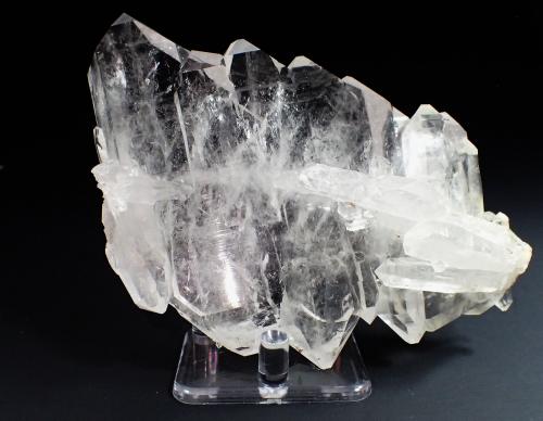Quartz (variety faden quartz)<br />Condado Montgomery, Arkansas, USA<br />145 mm x 116 mm x 52 mm<br /> (Author: Don Lum)