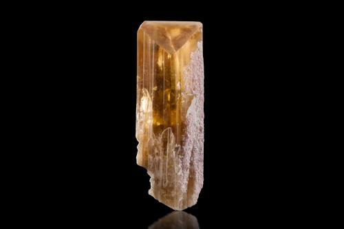 Danburite<br />Oktyabrskaya vein, Malkhan (Malchan), Krasnyi Chikoy, Zabaykalsky Krai, Russia<br />2.5 x 2.5 x 6.5 cm<br /> (Author: MIM Museum)