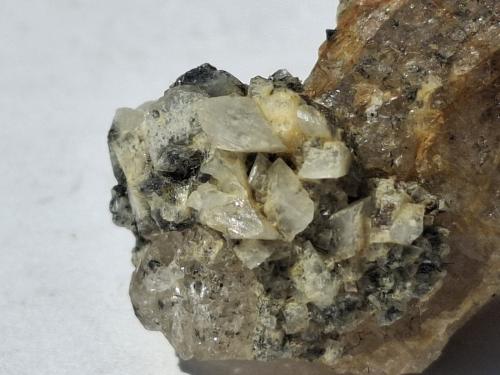 Quartz, Orthoclase (variety adularia), Rutile<br />Jausenscharte, Hocharn, Große Fleiß Valley, Heiligenblut am Großglockner, Spittal an der Drau, Hohe Tauern, Carinthia/Kärnten, Austria<br />6 x 3 cm<br /> (Author: Volkmar Stingl)