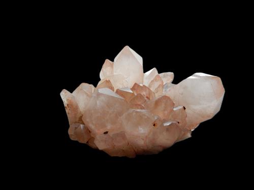 Quartz and Hematite<br />Hyderabad District, Telangana, India<br />90 mm x 90 mm x 50 mm<br /> (Author: Dany Mabillard)