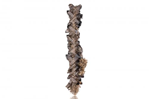 Cuarzo (variedad ahumado)<br />Monte Malosa, Distrito Zomba, Malawi<br />4.5 x 3.5 x 20 cm / Cristal principal: 4.5 cm.<br /> (Autor: Museo MIM)