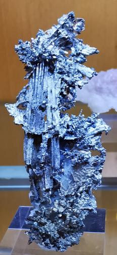 Silver, Allargentum, Dyscrasite<br />Aït Ahmane, Agdz, Bou Azzer mining district, Zagora Province, Drâa-Tafilalet Region, Morocco<br />3 cm x 6 cm<br /> (Author: Enrique Llorens)