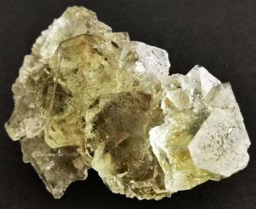 Fluorite<br />Jebel Ayachi, Macizo Tamazert, Midelt, Provincia Midelt, Región Drâa-Tafilalet, Marruecos<br />6cmx4cm<br /> (Author: Enrique Llorens)