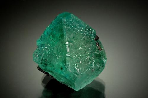 Fluorite<br />Cerro de Pasco, Provincia Pasco, Departamento Pasco, Perú<br />4.2 x 3.3 x 3.2 cm<br /> (Author: Michael Shaw)