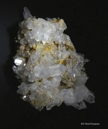 Cuarzo.<br />Mina Elisita, Sallent de Gállego, Valle de Tena, Comarca Alto Gállego, Huesca, Aragón, España<br />59x45 mm.<br /> (Autor: Jesus Franquesa Baucells)