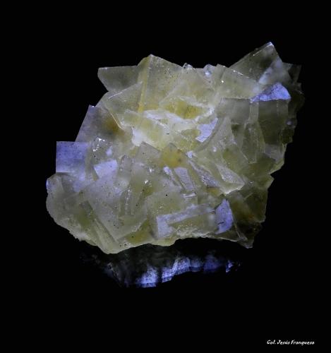 Fluorita.<br />Mina Matagalls (Minas de Sant Marçal), Sant Marçal, Viladrau, Comarca Osona, Gerona / Girona, Cataluña / Catalunya, España<br />97x76 mm.<br /> (Autor: Jesus Franquesa Baucells)