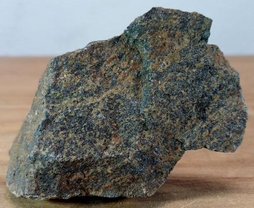 Eclogita<br />Macizo ultramáfico (ultrabásico) de Herbeira-Complejo de Cabo Ortegal, Herbeira, Cariño, Comarca Ortegal, La Coruña / A Coruña, Galicia / Galiza, España<br />8,5x6x2,5 cm.<br /> (Autor: supertxango)