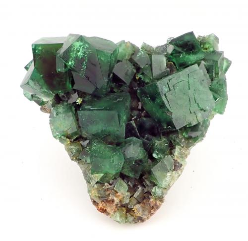 Fluorita<br />Mina Rogerley, Mina Diana Maria (filón Sutcliffe), Frosterley, Weardale, North Pennines Orefield, County Durham, Inglaterra / Reino Unido<br />89 mm x 79 mm. Cristal mayor: 21 mm de arista. Masa: 342 g.<br /> (Autor: Carles Millan)