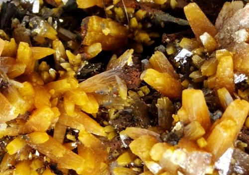 Wulfenita<br />Mina Ojuela, Mapimí, Municipio Mapimí, Durango, México<br />110x110x60 mm.<br /> (Autor: Luis Edmundo Sánchez Roja)