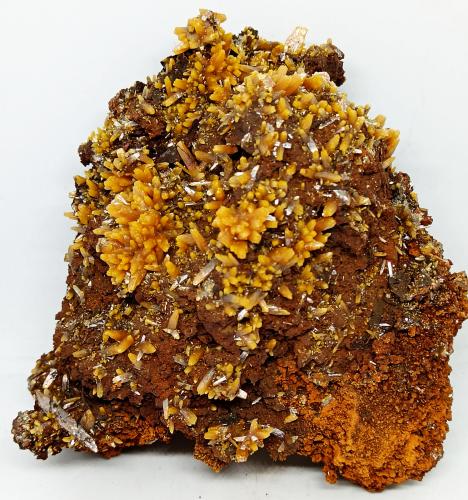 Wulfenita<br />Mina Ojuela, Mapimí, Municipio Mapimí, Durango, México<br />110x110x60 mm.<br /> (Autor: Luis Edmundo Sánchez Roja)