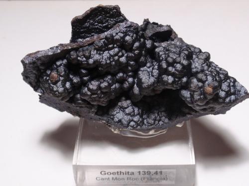 Goethita<br />Mina Mont-Roc, Mont-Roc, Castres, Tarn, Occitanie, Francia<br />90x50 mm<br /> (Autor: Ignacio)