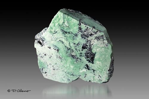 Variscita<br />Pedrera Turó de Montcada, Montcada i Reixac, Comarca Vallès Occidental, Barcelona, Cataluña / Catalunya, España<br />5cm x 5,5cm x 2,8cm<br /> (Autor: Pere Alonso)