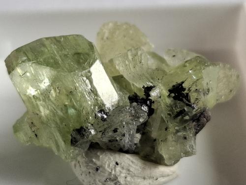 Diopside, Graphite<br />Merelani Hills, Lelatema Mountains, Simanjiro District, Manyara Region, Tanzania<br />2 x 1,5 cm<br /> (Author: Volkmar Stingl)