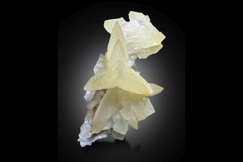 Calcite<br />Distrito Dongchuan, Prefectura Kunming, Provincia Yunnan, China<br />20 x 11 x 16 cm / main crystal: 9.5 cm.<br /> (Author: MIM Museum)