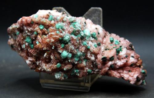 dolomita y rosasita<br />Bou Beker, distrito minero Touissit-Bou Beker, Provincia Jerada, Región Oriental, Marruecos<br />10 x 5 cm<br /> (Autor: Pedro Antonio)