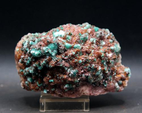 dolomita y rosasita<br />Bou Beker, distrito minero Touissit-Bou Beker, Provincia Jerada, Región Oriental, Marruecos<br />9 x 6 cm<br /> (Autor: Pedro Antonio)