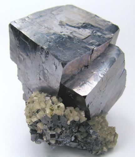 Galena<br />Sweetwater Mine, Ellington, Viburnum Trend District, Reynolds County, Missouri, USA<br />70 mm x 60 mm x 50 mm<br /> (Author: Carles Millan)