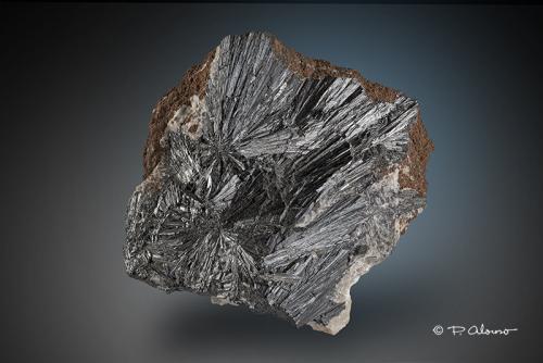 Pirolusita<br />Mina Imini, Zona Imini, Provincia Ouarzazate, Región Drâa-Tafilalet, Marruecos<br />5,5xm x 5cm x 3,5cm<br /> (Autor: Pere Alonso)