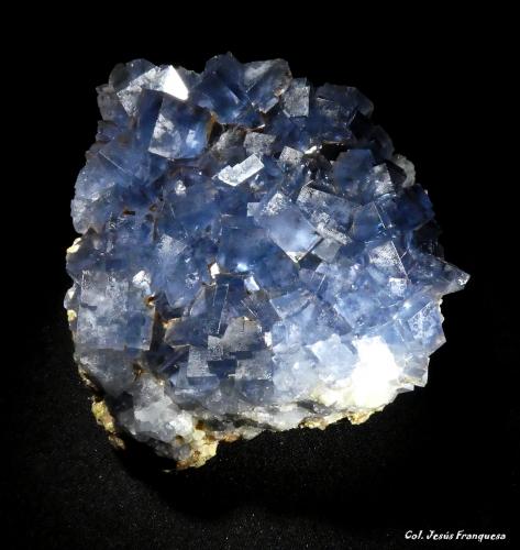 Fluorita.<br />Mina Matagalls (Minas de Sant Marçal), Sant Marçal, Viladrau, Comarca Osona, Gerona / Girona, Cataluña / Catalunya, España<br />64x42 mm.<br /> (Autor: Jesus Franquesa Baucells)