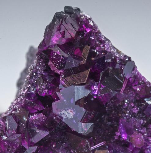 Cr-bearing Clinochlore (variety kämmererite)<br />Mina Kop Krom, Montañas Kop Dağları, Aşkale, Provincia Erzurum, Región Anatolia Oriental, Turquía<br />main crystal size: 0.3 × 0.2 cm<br /> (Author: Jordi Fabre)