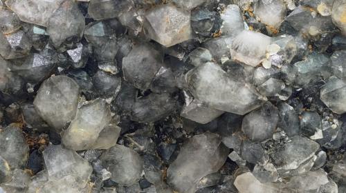 Cuarzo (variedad ahumado)<br />Mina Rómulo, Collado La Mina, Llano del Beal, Cartagena, Comarca Campo de Cartagena, Región de Murcia (Murcia), España<br />25x12 cm<br /> (Autor: AntonioJesus)