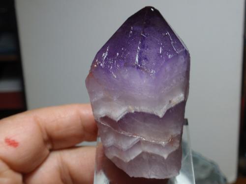 Cuarzo (variedad amatista)<br />India<br />35x60 mm<br /> (Autor: Ignacio)