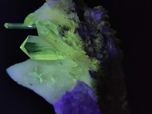 Yeso<br />Alabaster quarries, Fuentes de Ebro, Delimitación Comarcal de Zaragoza, Zaragoza, Aragon, Spain<br />cristal mayor 3 cm<br /> (Autor: Cesar M. Salvan)